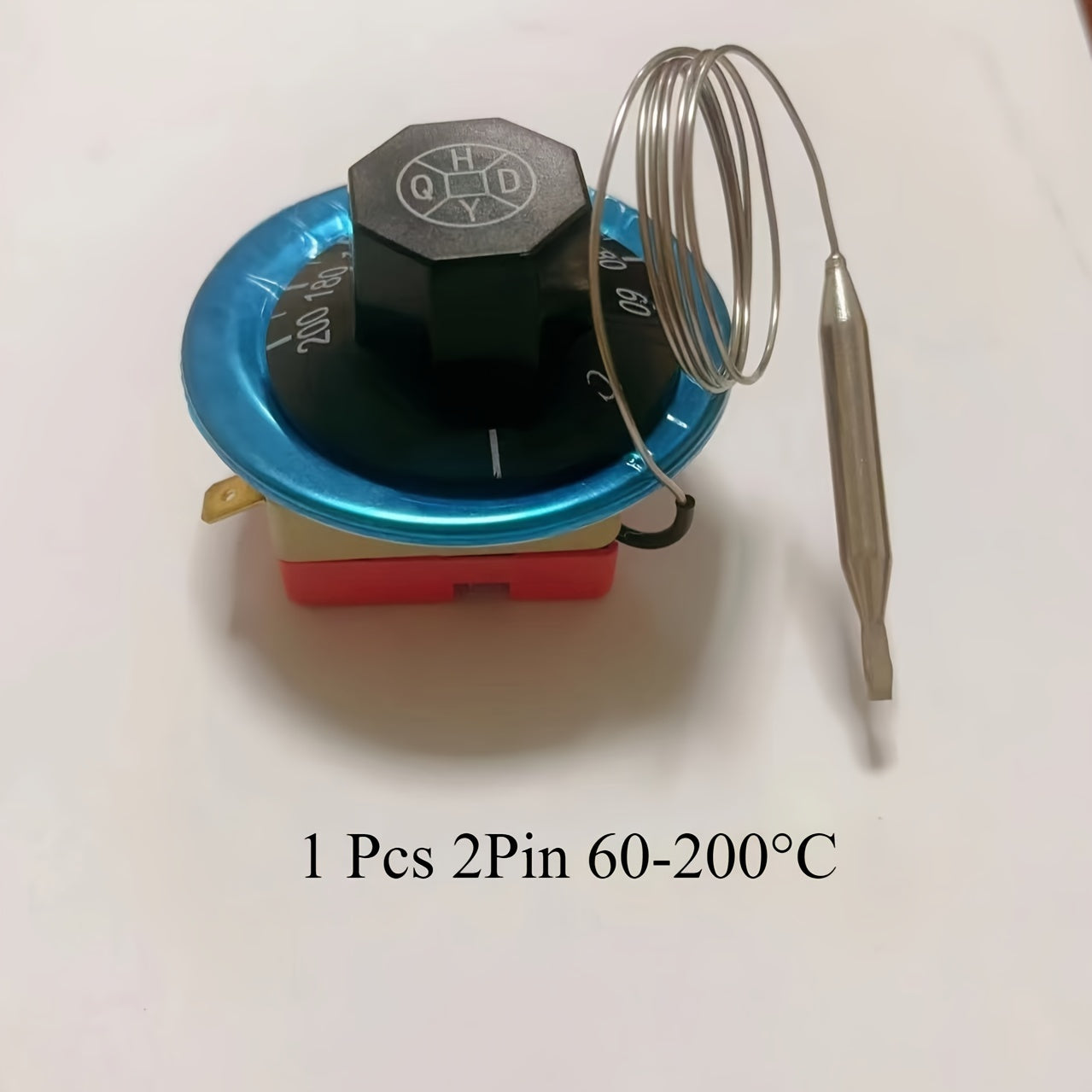 Adjustable Centigrade Dial with Ceramic Base allows for precise temperature control in versatile electric ovens and water heaters. Operates at 220V AC, 16A, with a wide temperature range of 30-300°C. Ideal for a variety of cooking and heating