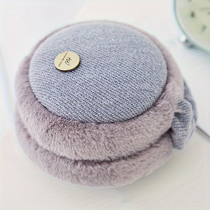 [Top Pick] Stay Warm this Winter with Cozy Plush Ear Warmers, Ideal for Cold Weather Outdoor Activities, Made with Stretchable Polyester Fabric, Hand Wash recommended, Features Ear Flaps for Extra Protection