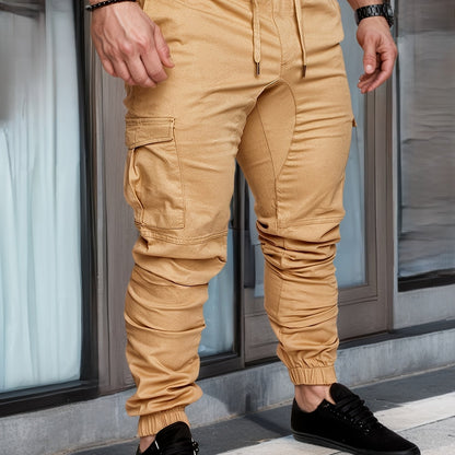 Men's casual sports cotton cargo pants for cross-border travel.