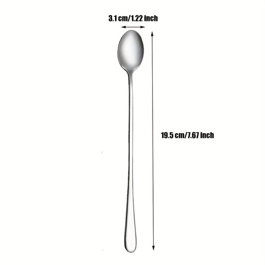 Mirror polished stainless steel spoon with a long handle, perfect for coffee. Engraved with "Hubby" and "Wifey", making it a great gift for couples, husbands, or wives. Ideal for wedding anniversaries, Valentine's Day, or as a love gift for your