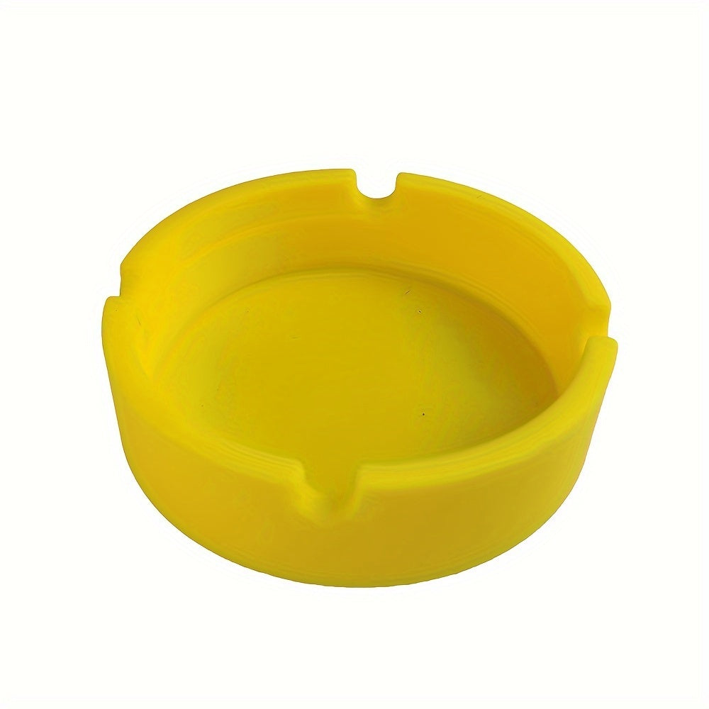 Silicone ashtray for indoor and outdoor use, perfect gift for men.