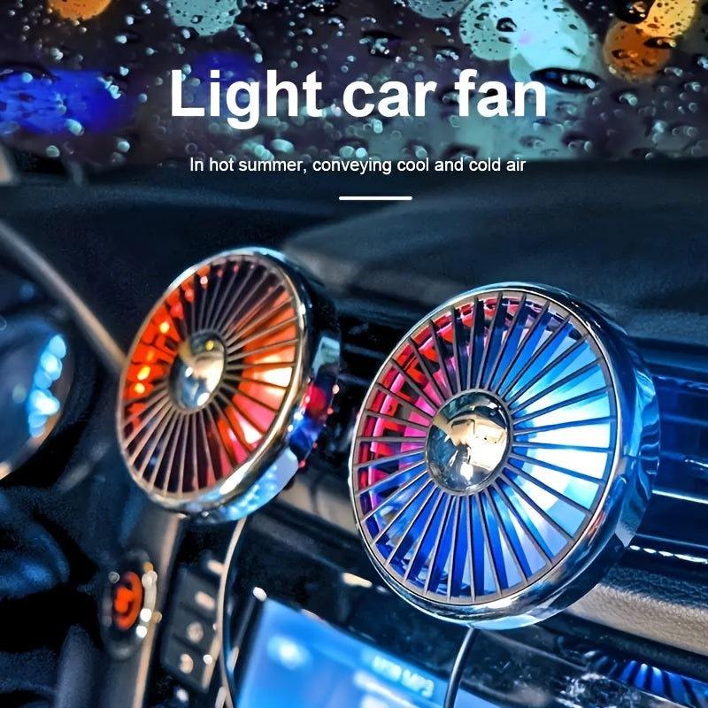 Silent yet powerful, this portable car fan offers high-speed adjustable wind speeds and smooth, quiet operation. It's easy to install, USB powered, and rechargeable for maximum convenience.