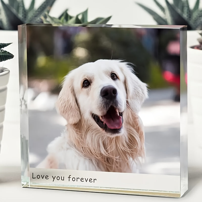 Customized Full Screen Acrylic Photo Frame with Glossy Finish - Perfect Keepsake for Cherished Memories and Special Moments