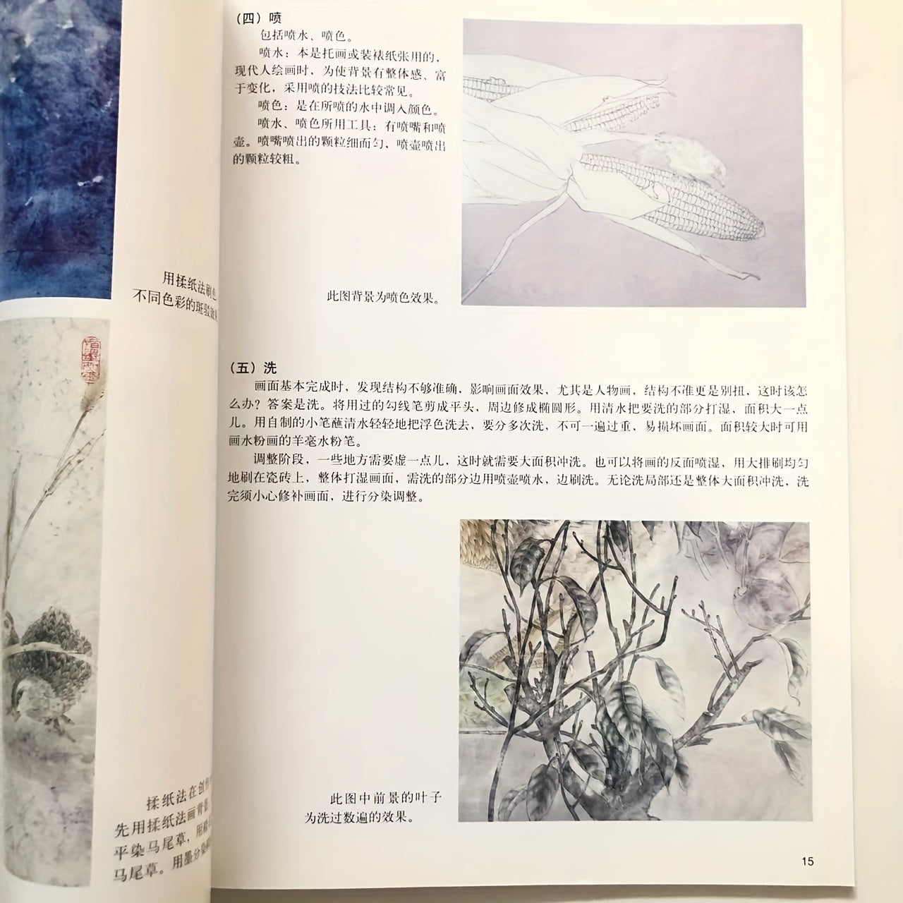 Book title: Chinese Brush Painting Techniques, Flower Painting with Pen and Ink, Art, Photography, and Still Life Painting. Published by Tianjin Yangliuqing Publishing Co., Ltd. on May 1