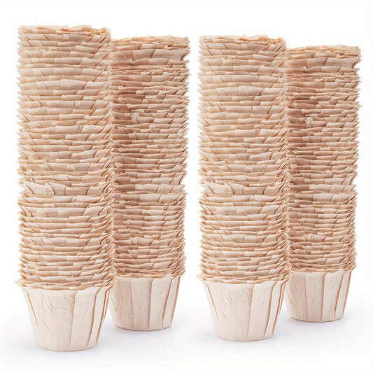 Single-Use Coffee Filters crafted from Natural, Unbleached Materials for Reusable K Cups or Coffee Machines, offered in Various Sizes and Quantities.