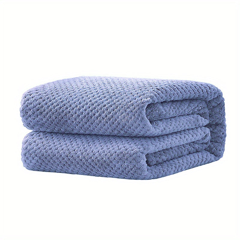 Soft and Cozy Solid Color Blanket perfect for a Comfortable Nap, Relaxing on the Couch, Keeping Warm on the Sofa, Office, Bed, Camping, or Traveling