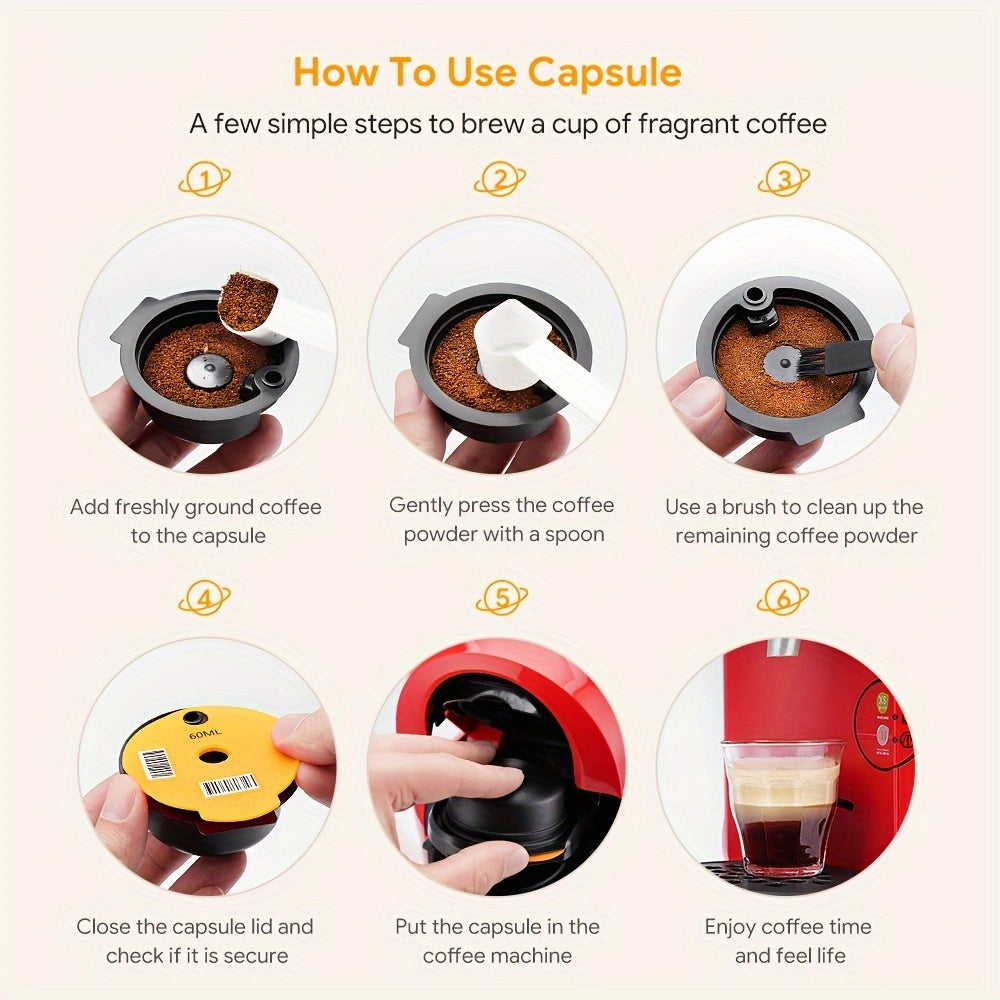 Bosch Tassimo Compatible Reusable Plastic Coffee Capsules.