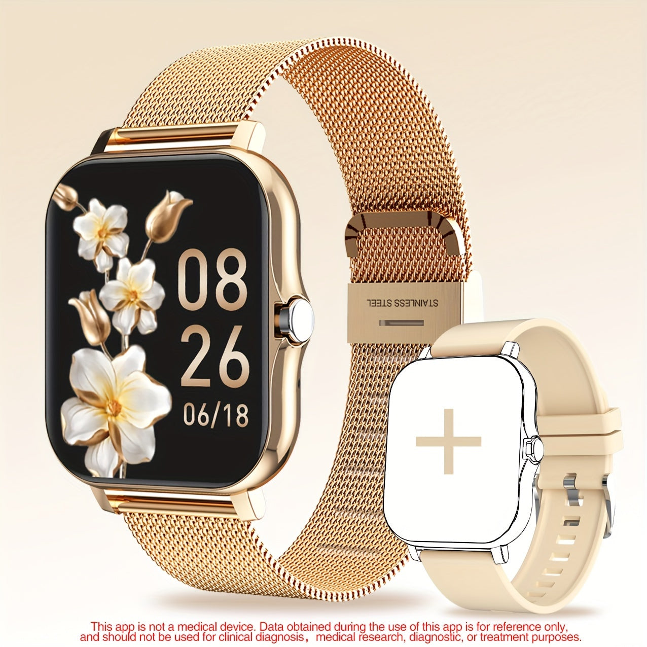 Introducing the New 2024 Smart Watch with Call Making and Answering Features, Full Touch Wireless Calling Capability, Fitness Tracking for Smartphones, Compatible with Android and IOS Devices. Perfect for Mother's Day, Father's Day, Valentine's Day