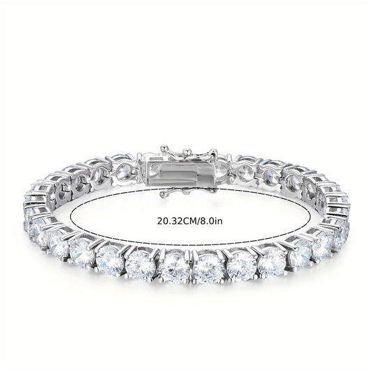 Trendsetting moissanite bracelets, sterling silver bracelets, matching couple bracelets, vibrant and eye-catching bracelets, luxurious gold-plated bracelets