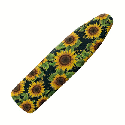 Elevate your ironing experience with the Yak Sunflower Ironing Board Cover & Pad. This cover features thick padding and measures 38.1x137.16 cm, with an elastic edge for a secure fit. Stain-resistant and protective, this cover makes the perfect birthday