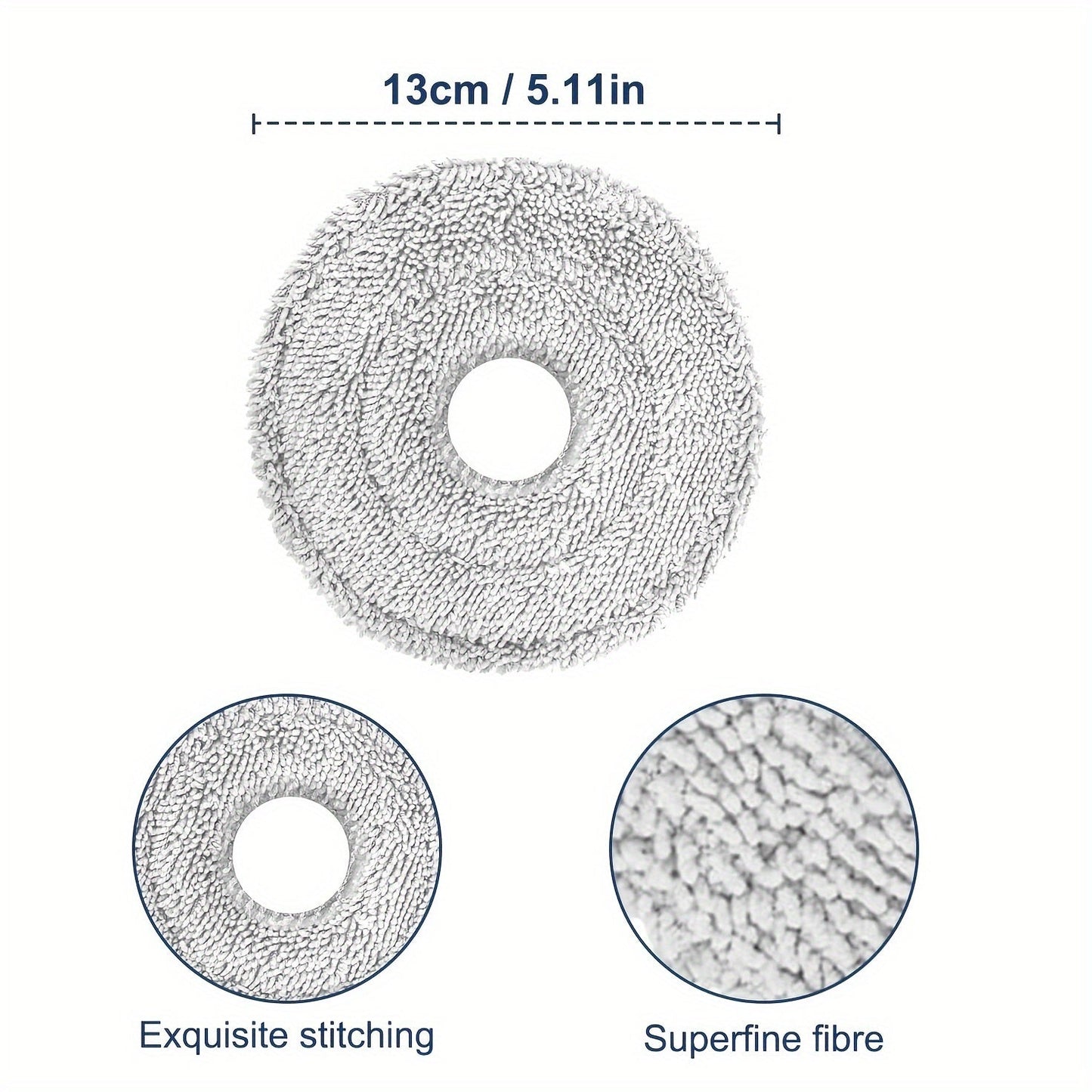 The Dreame 4-Pack Robot Vacuum Mop Pads are designed to be compatible with various models including L10s Pro Ultra Heat, X40 Ultra, X30 Ultra, L10s Pro Gen 2, X30 Pro Plus, X30 Pro Ultra, L20 Ultra, L10s Ultra, L10s Plus, and L10 Prime. These washable