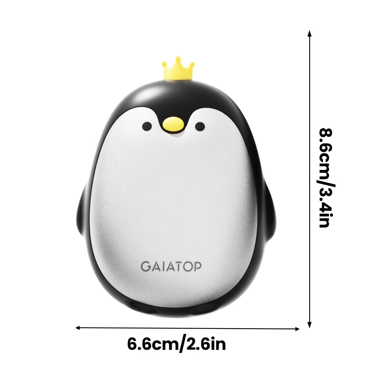 Портативный и очаровательный, GAIATOP Mini Penguin USB Hand Warmer — это быстро нагревающееся устройство с 3 регулируемыми температурами. Идеально подходит для использования дома или на улице.