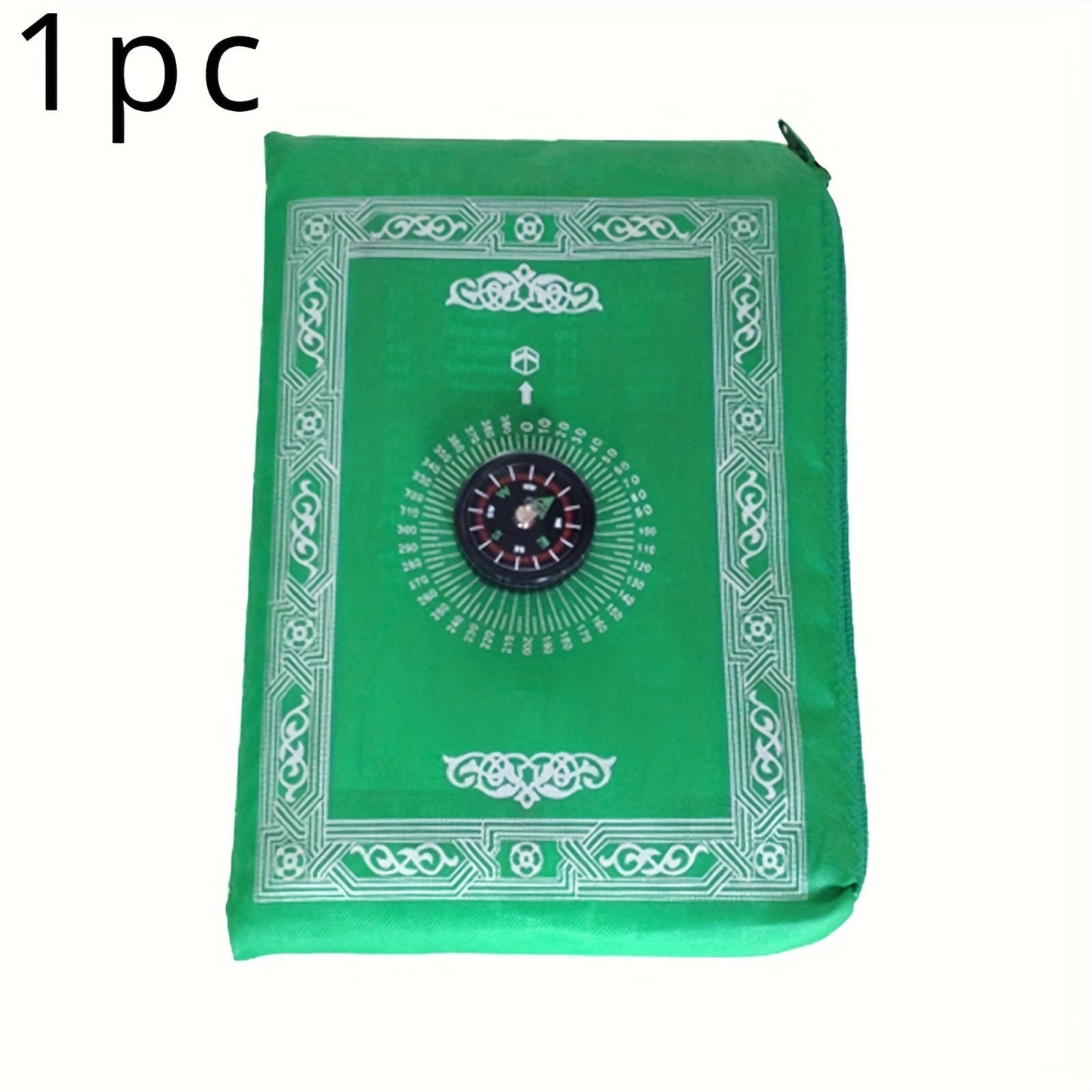 Muslims can now travel in comfort and style with this Travel Prayer Mat. Made from waterproof polyester, this portable worship blanket is perfect for use anywhere. It comes with a built-in compass for easy orientation during prayer, and is machine