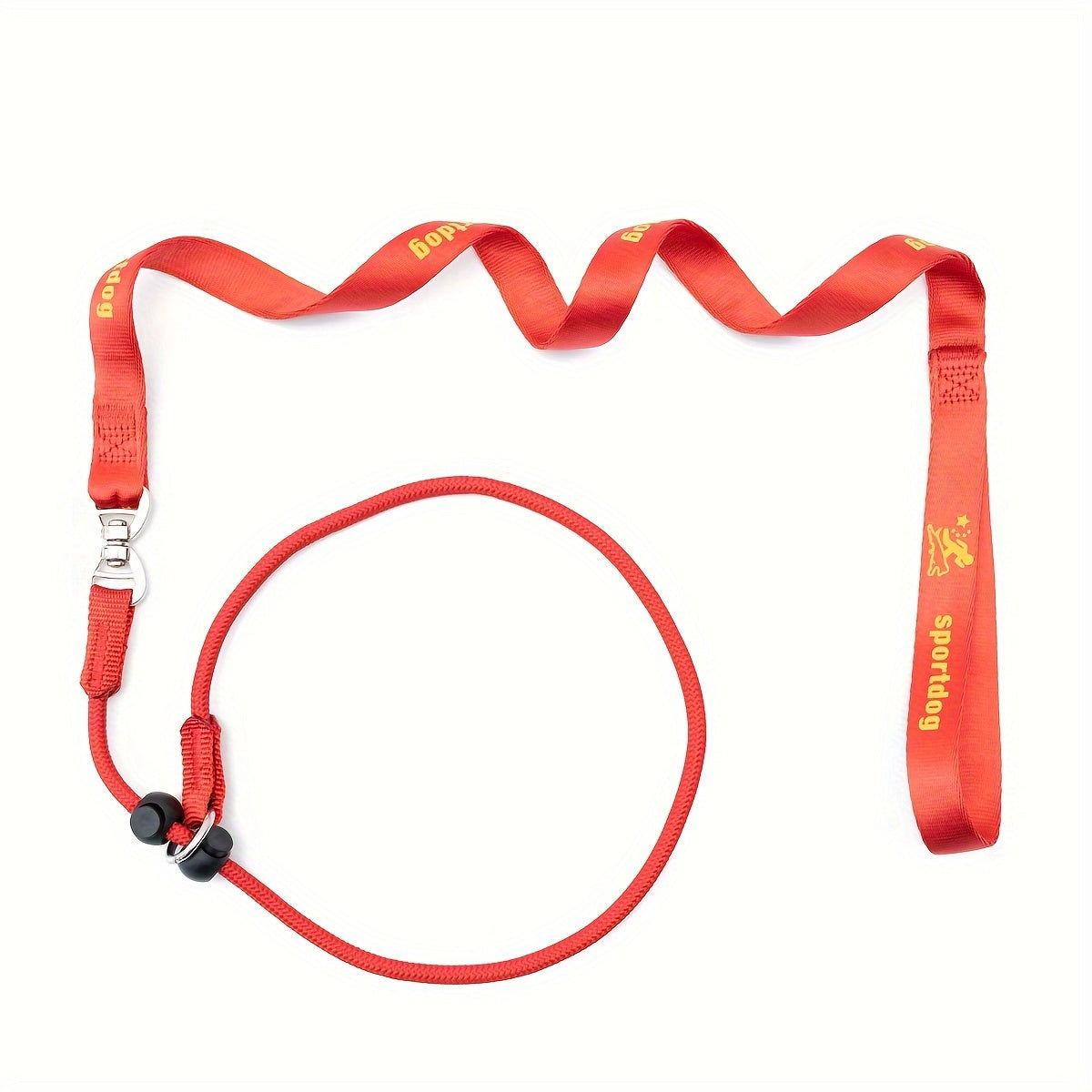 High-quality nylon training leash for small to medium breeds, perfect for competitive walking and professional use.