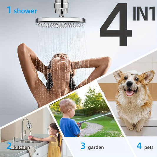 One piece of 20-stage filter shower head with bathroom filter, removes residual chlorine, prevents showerhead clogging. Perfect Christmas/Halloween gift.