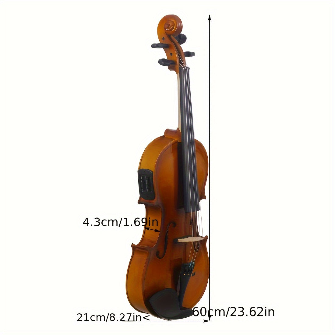 Astonvilla AV-E03 EQ Electric Acoustic Violin available in two colors.