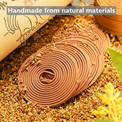 96pcs of Aromatherapy Incense Plates with Agarwood, Sandalwood, and Lavender for Yoga, Meditation, and Fitness. Each plate lasts 4 hours, ideal for deodorizing and adding fragrance to your home, office, or indoor space. Features Lavender and Osmanthus