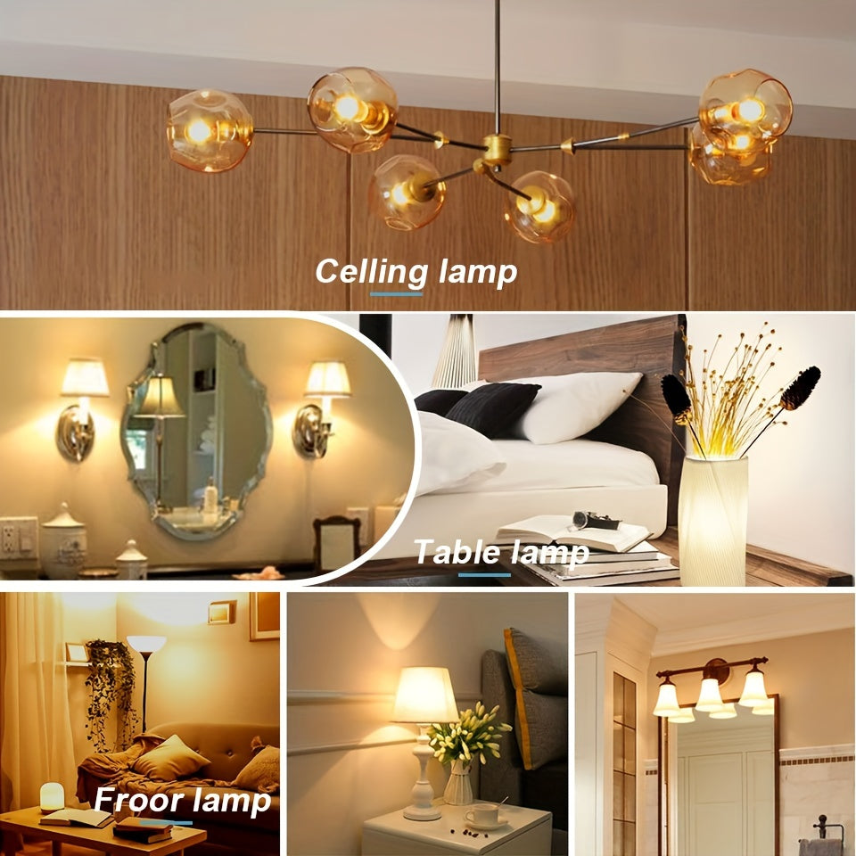 4 LED light bulbs, 220V, 16W, E27 base, non-dimmable, 50000 hour lifetime, for indoor use in kitchen, bedroom, bathroom, porch.