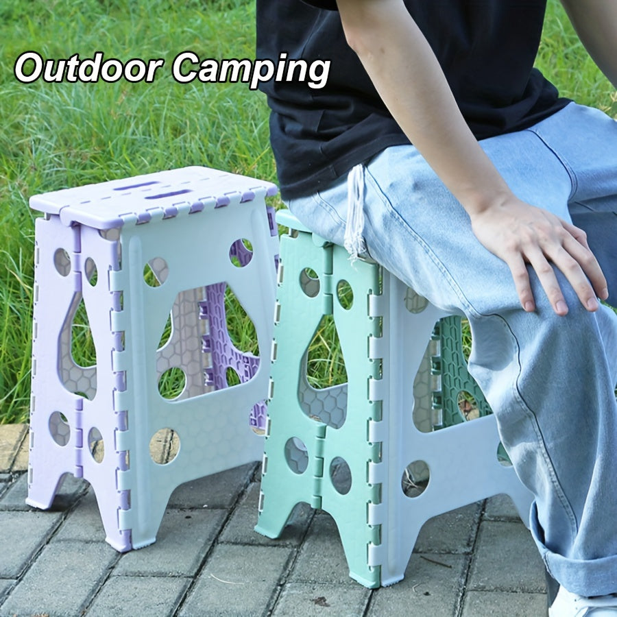 Folding Chair with Space-Saving Design - Sturdy and Thick Material for Indoor and Outdoor Use, Easy to Clean Plastic