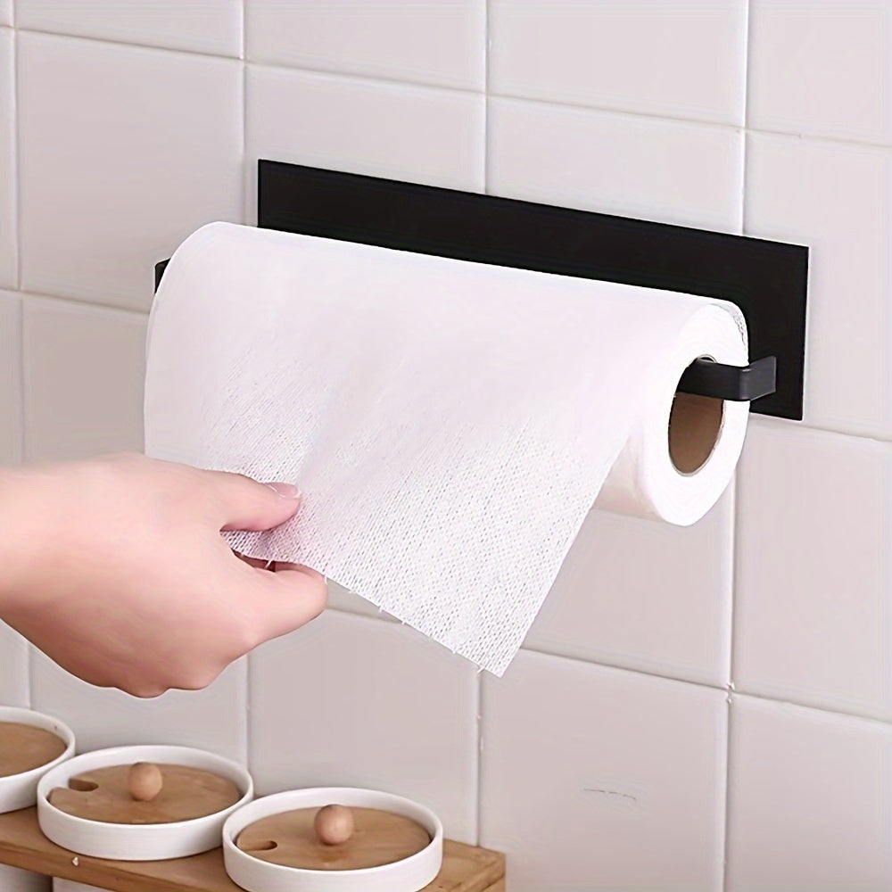 Kitchen paper towel holder made of stainless steel - Simple installation without the need for drilling, measures 27cm/10.62in