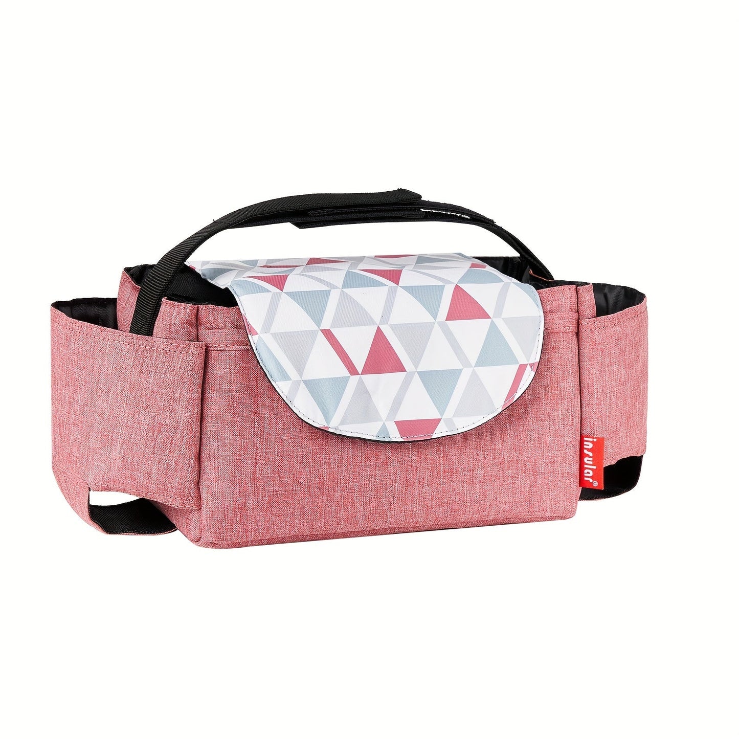 Polyester Multi-Purpose Stroller Organizer - Ideal for Storing Diapers, Bottles, and Cups