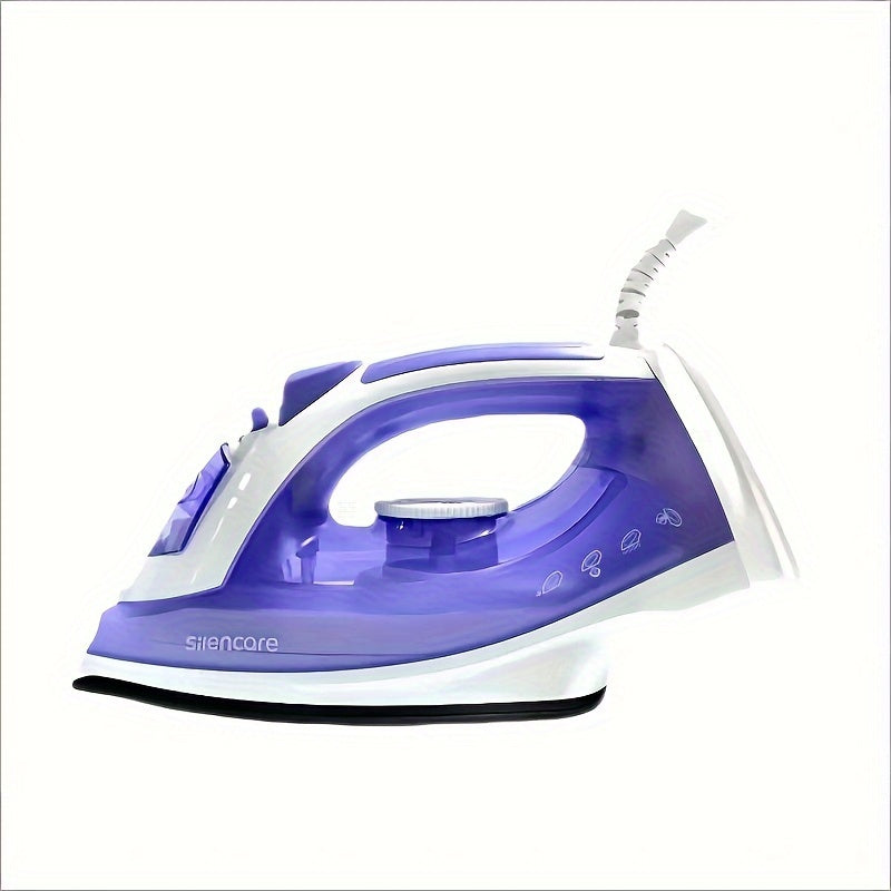 2000W Steam Iron for Clothes featuring Non-Stick Soleplate and Adjustable Thermostat Control. Equipped with Overheat Safety Protection, Variable Steam Control, and a 2.2m power cord.