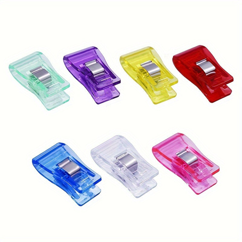 20/50pcs Multicolor Craft Clips for Sewing, Crochet, Knitting, Quilting, Binding, Fabric, and Paper.