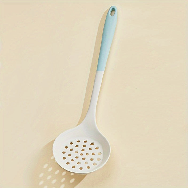 A set of silicone cookware including one spatula and one ladle, featuring non-stick properties and heat resistance up to 230°C. These food-grade kitchen utensils are a must-have for any chef.