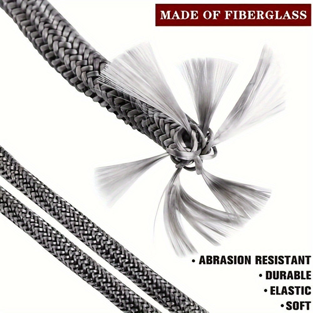 Our high-quality fiberglass seal rope is designed for high-temperature environments, making it ideal for wood stoves. The 198.12cm black door gasket is perfect for fireplaces and pellet stoves, enhancing efficiency and ensuring safe indoor use.