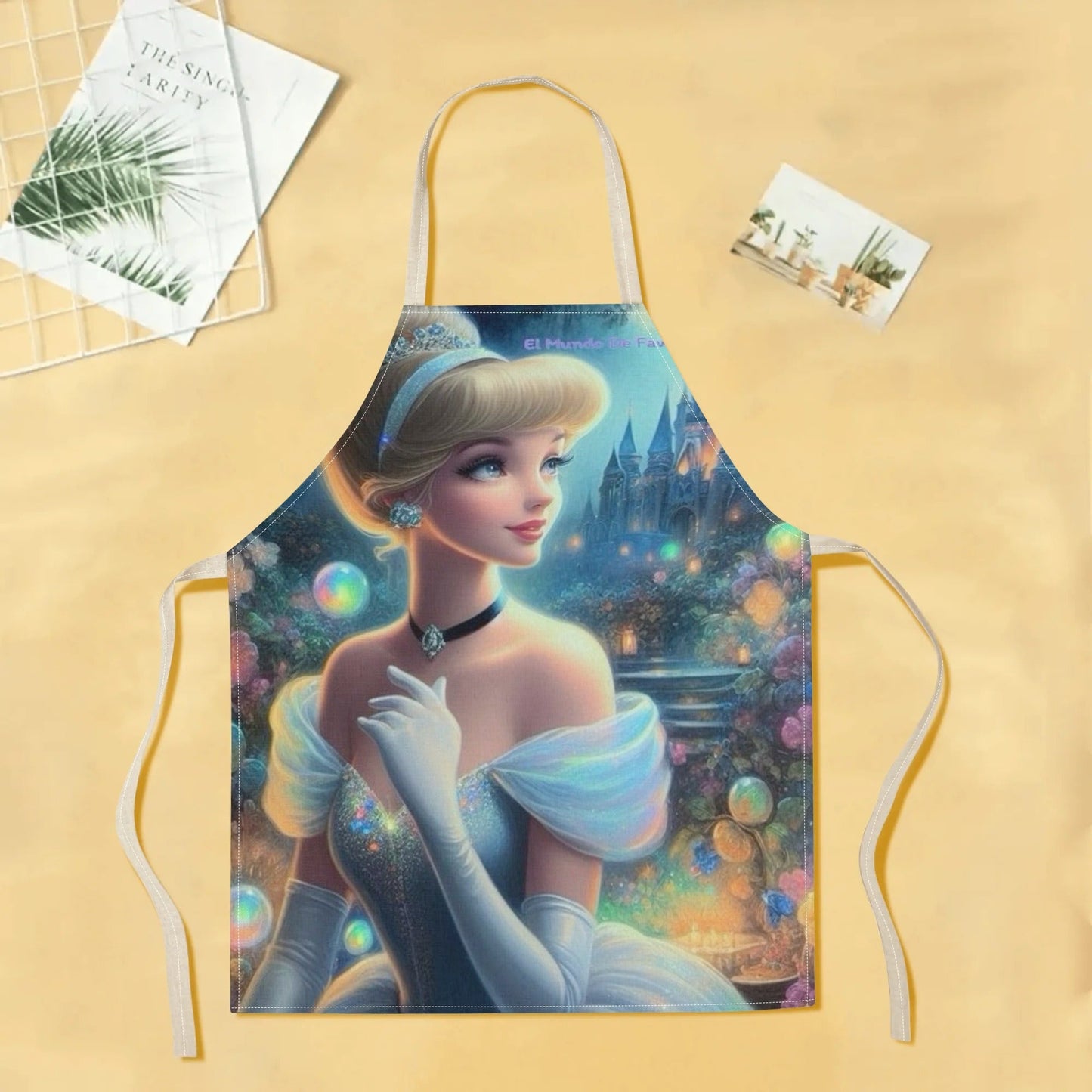 Disney has licensed a chic waterproof apron with an adorable cartoon design of Princess Elsa. This apron is beautiful, trendy, and uncomplicated, perfect for use in hotels, supermarkets, restaurants, fruit shops, milk tea stalls, and homes in general.