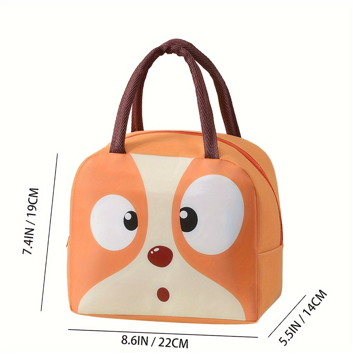 Portable Cartoon Insulated Lunch Bag in Multiple Colors, Available in 1 or 2 Pieces. Keeps Food Fresh and Thermal Sealed. Ideal for Office, School, Hiking, Camping, Picnic, and Kitchen Supplies.