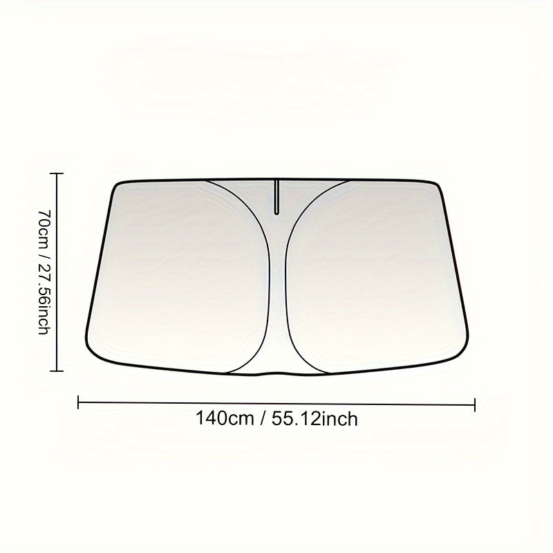 2024 model for car sunshade with enhanced protection and thermal insulation features.