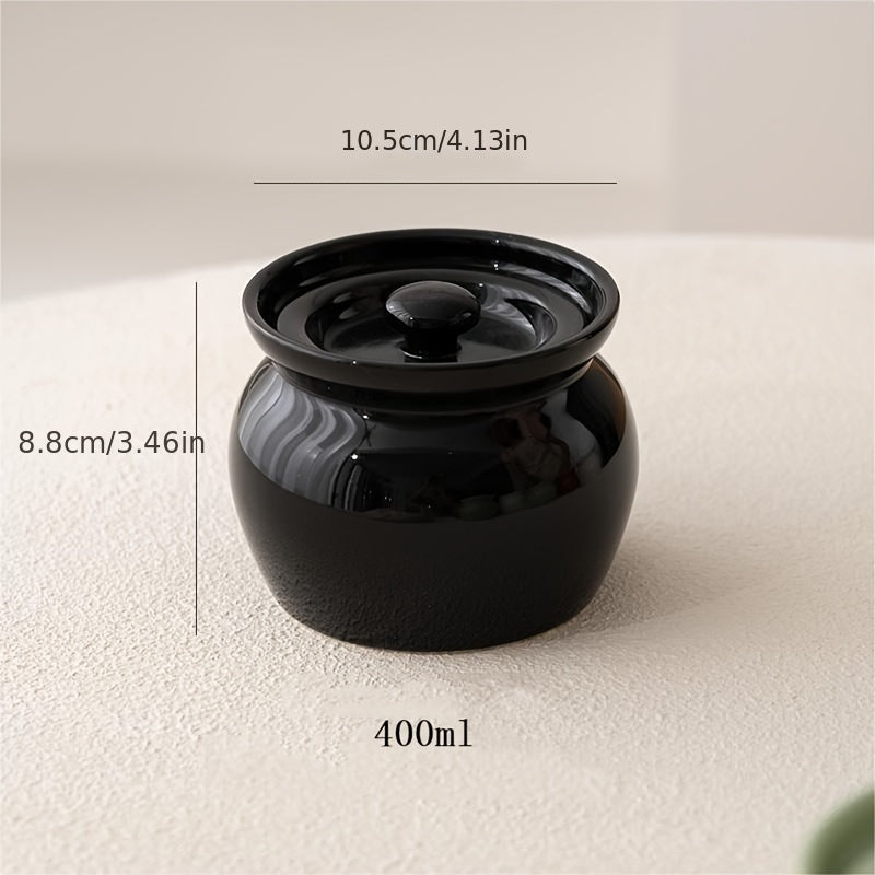 Single serving ceramic stew pot with lid in multiple colors. Leak-proof and food-safe, perfect for soups, steaming eggs, and cooking vegetables. Can also be used for bird's nest dishes and healthy cooking. Comes with the option of a wooden spoon. Great