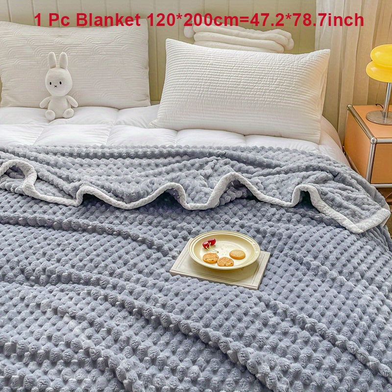 Soft and cozy fleece blanket for couch, sofa, office, bed, camping, and traveling. Perfect birthday or holiday gift for boys, girls, and adults. Great for home decor during the holidays.