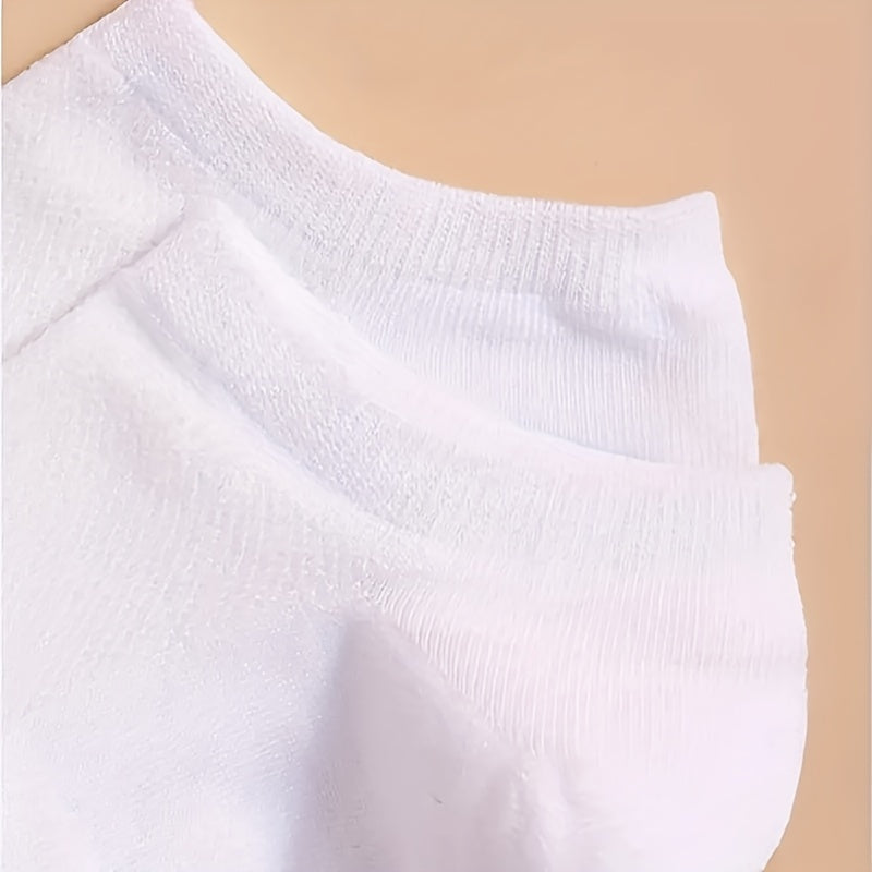 10/20/40 Pairs of comfortable and breathable crew ankle socks for women.