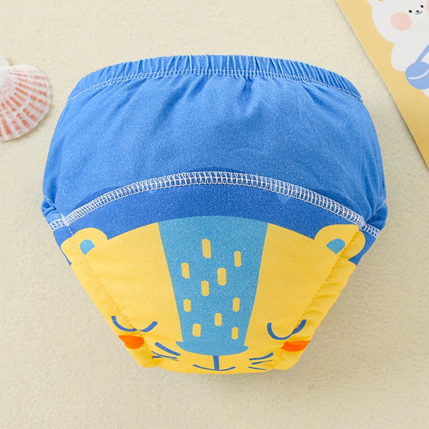 Set of 4 BabyCare Washable Training Panties, made with Knit Fabric and featuring an Elastic Waistband for comfortable Toilet Training. This Shorts Set is the Perfect Gift for...