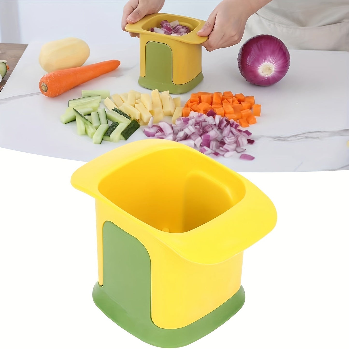 New Compression Chopper for Home Use - A Versatile Kitchen Tool for Efficient Vegetable Cutting