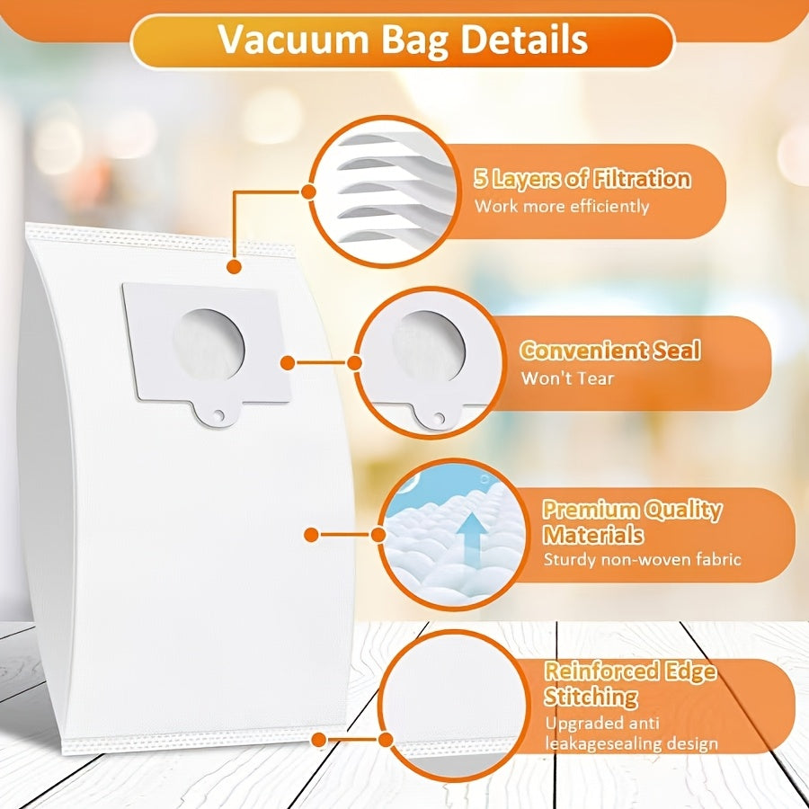 Get the 53292 Dustproof Vacuum Bag, a 6-piece set designed for Kenmore Type Q/C HEPA cloth. These bags are compatible with models 5055, 50557, 50558, 20-53292, 53291, BC2005, BC4002, and 200/400/60/70/700/800 Series Vacuum Cleaners.