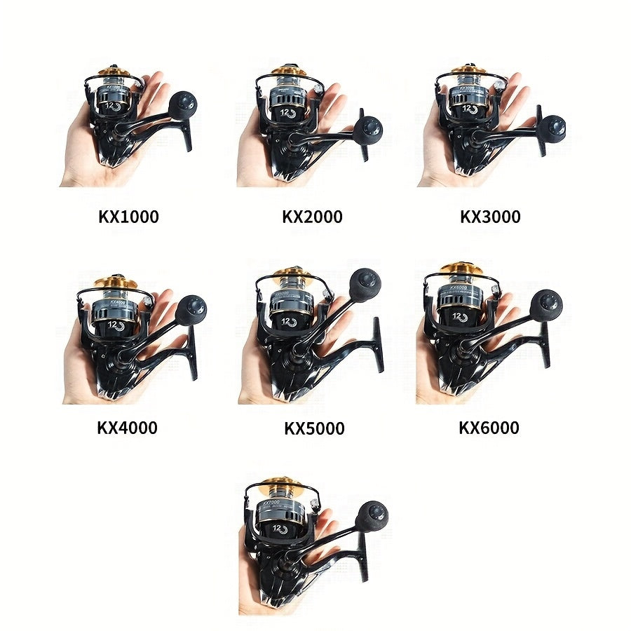 Metal fishing reel for long-distance casting, spinning, and wholesale fishing tackle.