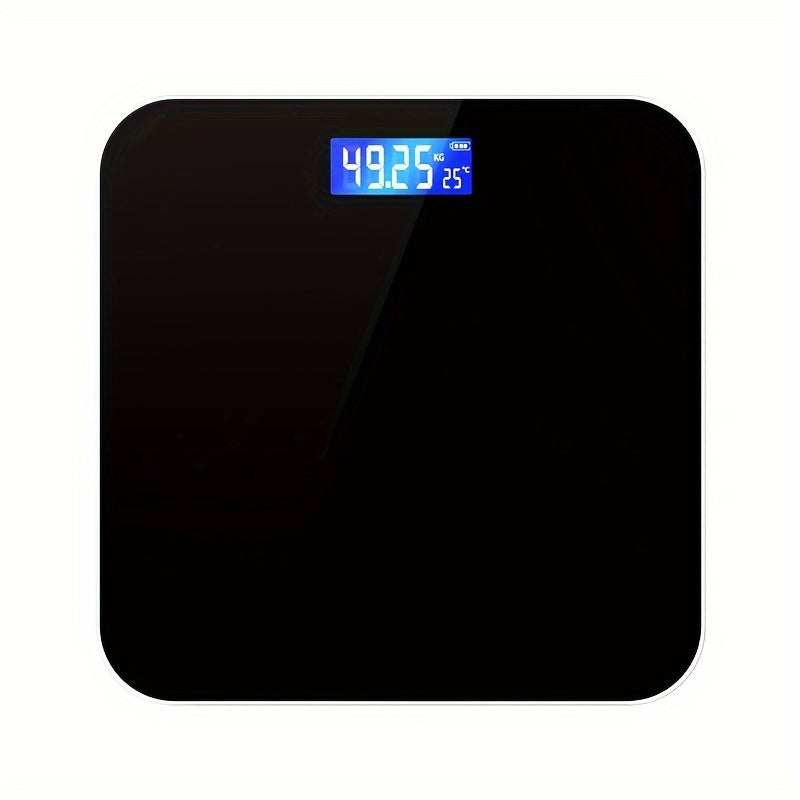 Wireless digital weight scale for accurate measurements, rechargeable via USB.