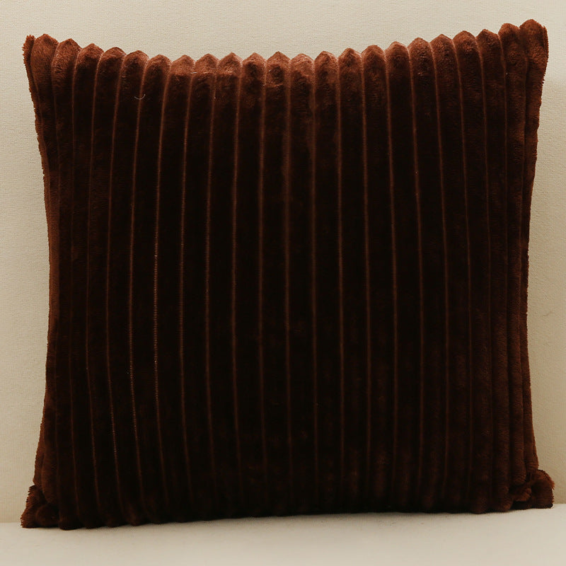 New Year/Christmas Decorative Corduroy Pillow Cover, 17x17 Inch, Perfect for Party/Home Decor