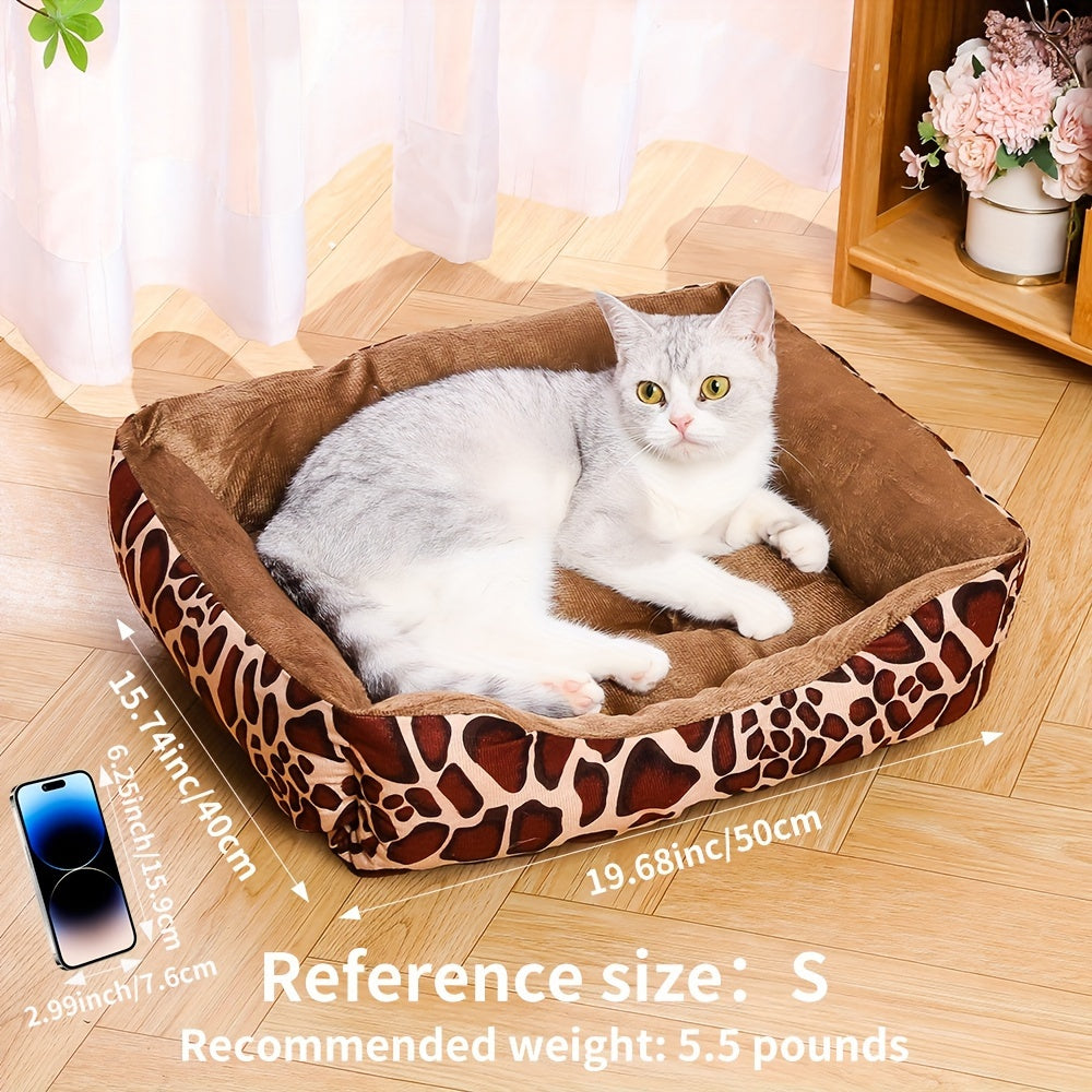 Cozy pet bed sofa for large and medium dogs, providing soft cushion for naps and restful sleep.