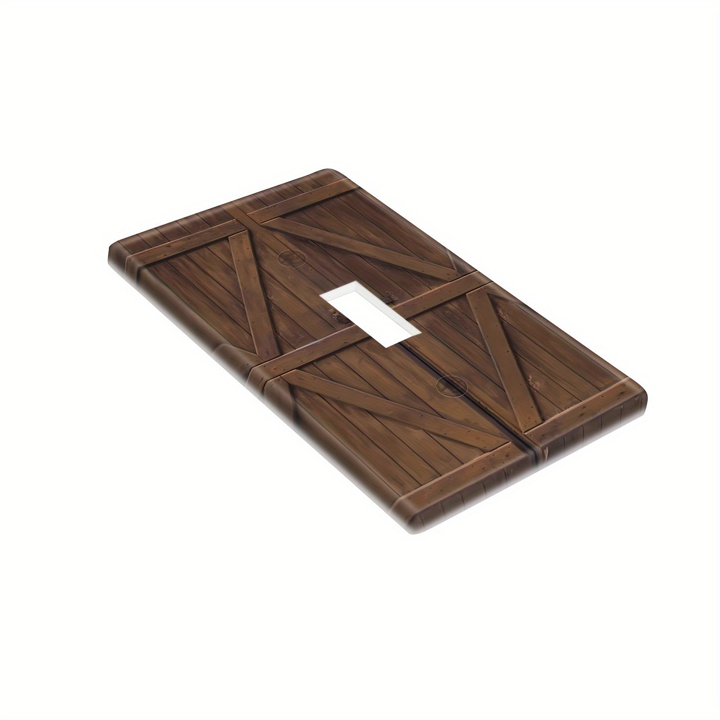 Wooden light switch cover for living room, bathroom, and bedroom décor.