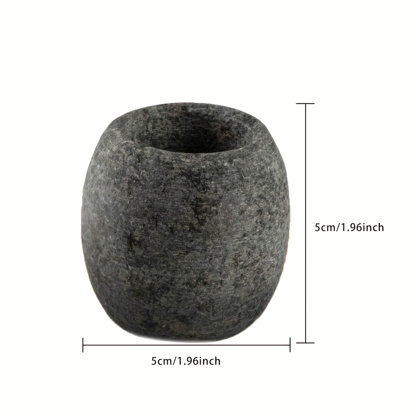 FENRIDAN Round Granite Sauna Aromatherapy Stone Cup for Spa and Sauna Room