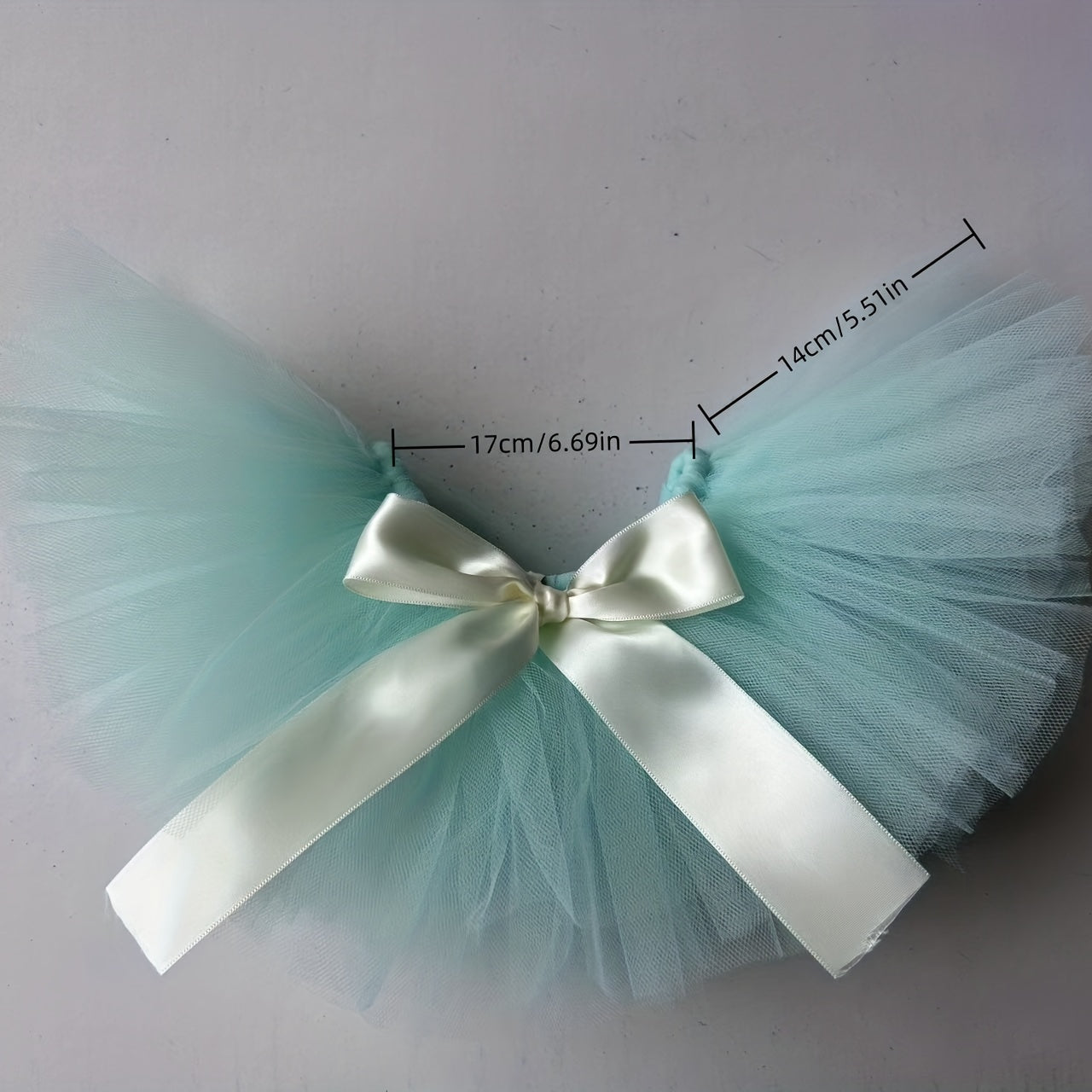 Photography Props for Studio Shoot: Cute Green Tutu Skirt Dress and Headband Set for Newborn Baby Girl