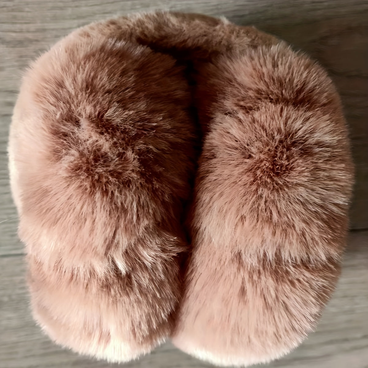 Dry clean only Unisex Fluffy Faux Fur Earmuffs perfect for Autumn and Winter Outdoor Wear. Cozy, Large Woven Stretch Polyester Ear Warmers.