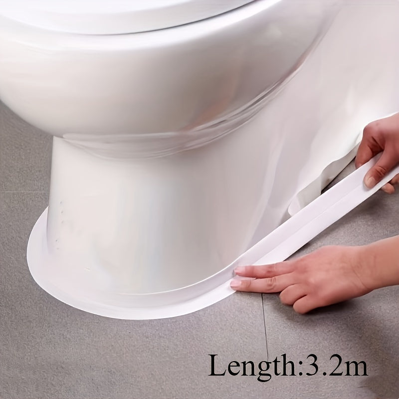 Self-adhesive PVC sealing tape for kitchen and bathroom toilets.