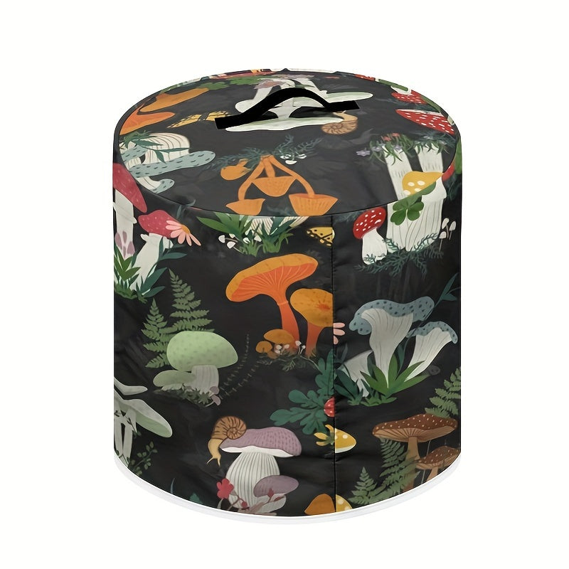 Protect your kitchen appliances with this Botanical Mushroom Pattern Dust Cover. Designed to fit Instant Pots, electric pressure cookers, and air fryers, this insulated cover will keep your appliances clean and free of dust.