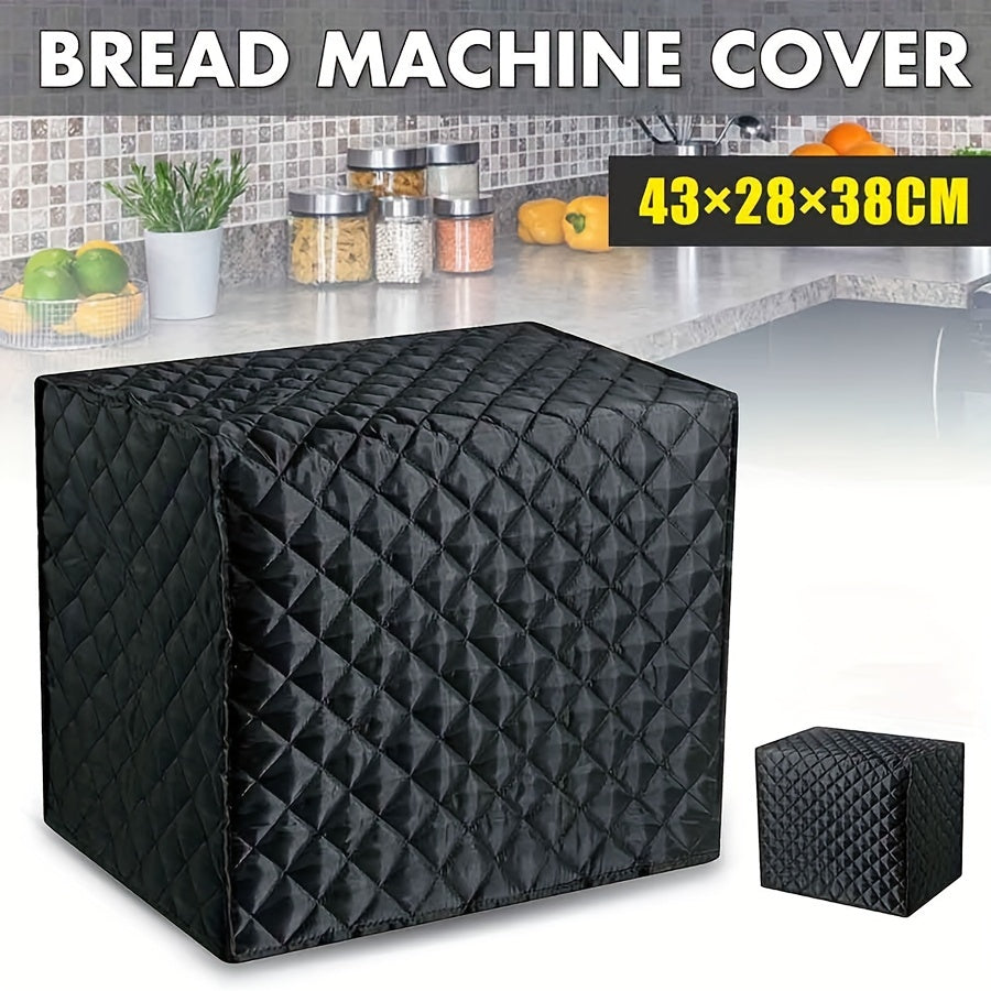 Bread Machine Cover with Diamond Stitching, Washable Non-Electric PC Protector, Clip Filling, for Bread Maker, Splashproof Kitchen Accessory for Bakeware