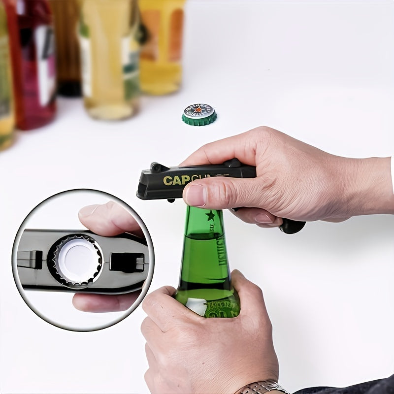 Fun and creative beer bottle opener, ideal for family parties, barbecues, and outdoor gatherings. Available in 1 or 4 pieces.